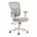 Chaise de bureau en maille réglable gris